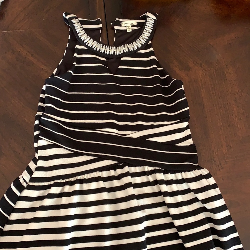 Black and white kids dress